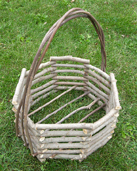 Item# 503 - Octagonal Basket with Straight Sides