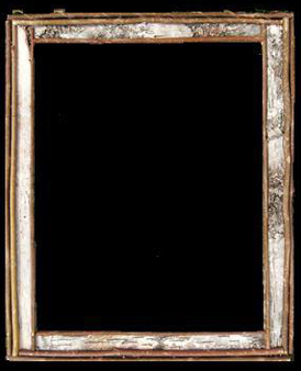 Item # 866- Traditional Birch Bark Frame