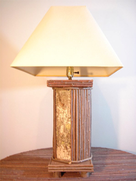 Birch View Twig lamp