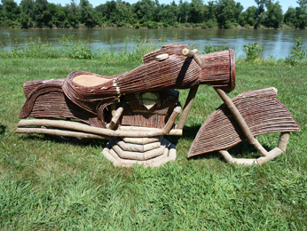 Item# 922 - "The Chief"  Willow Motorcycle