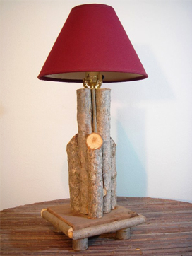 Item# 611 - Twig Fountain Lamp