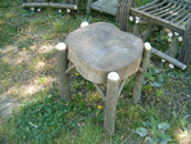 Item# 341 - Hearty Stump End Table